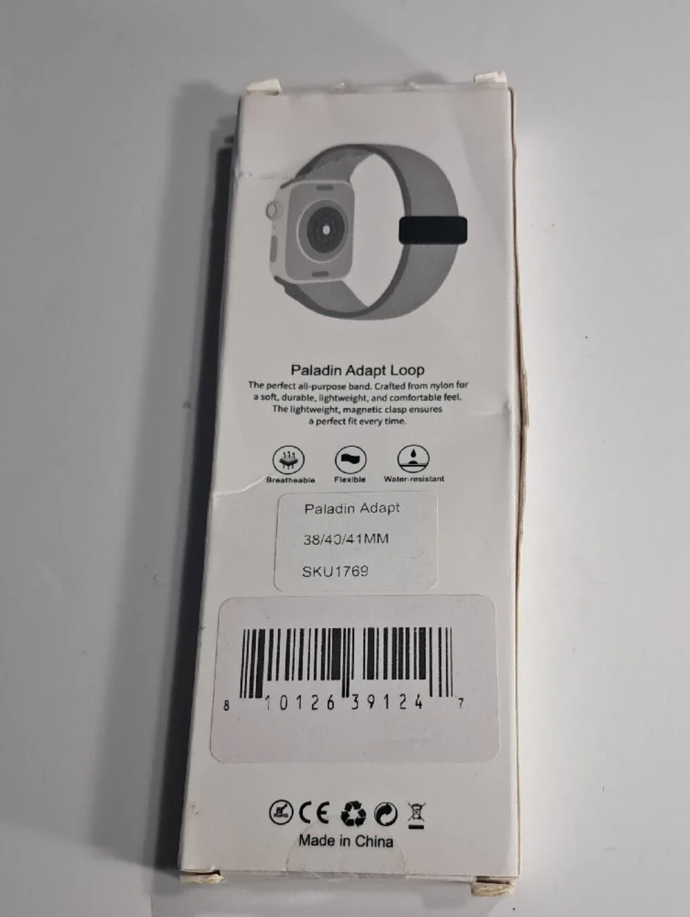 SOLACE Paladin Adapt Loop for Apple Smart Watch Band- Black Hex